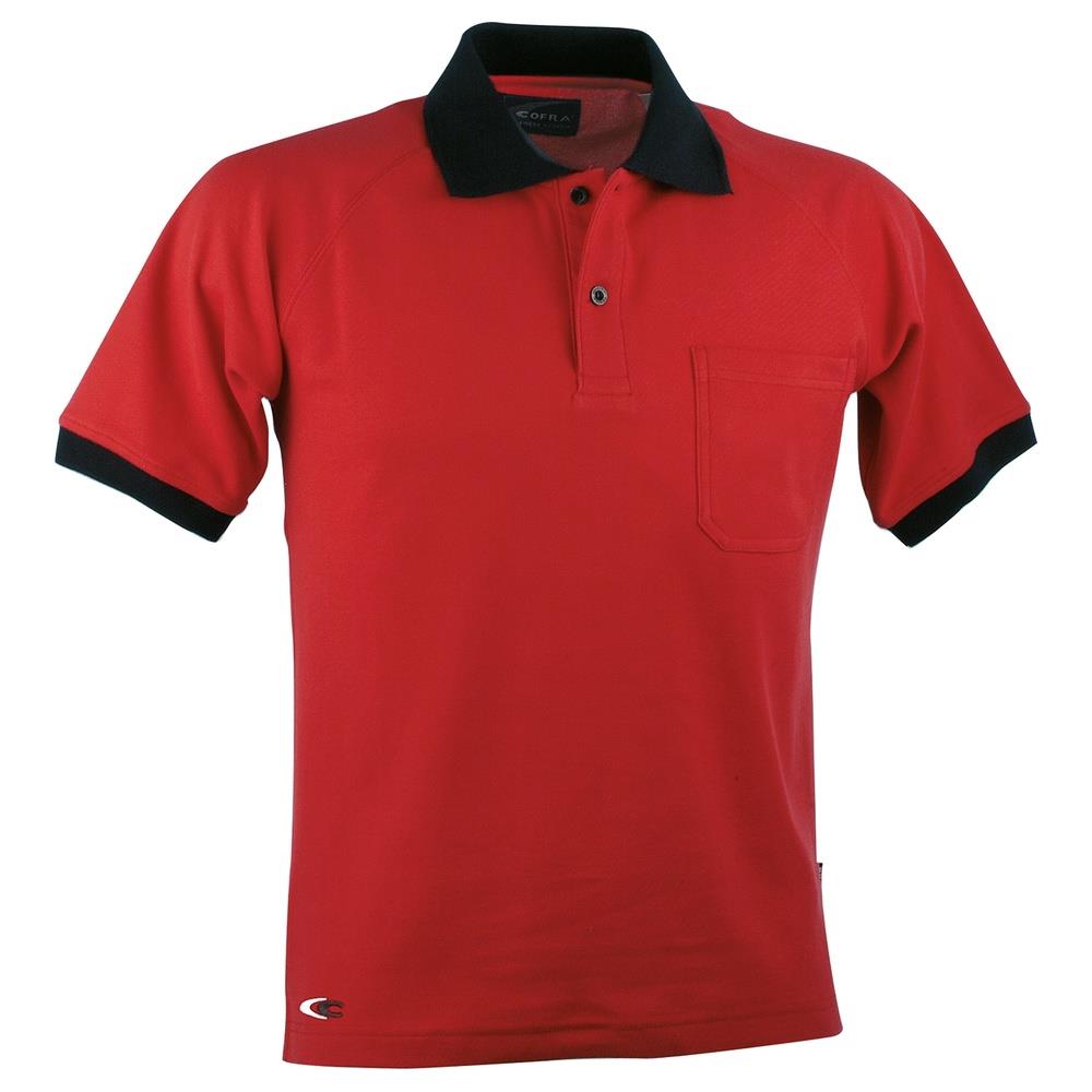 polo cofra martinique v083 rosso s