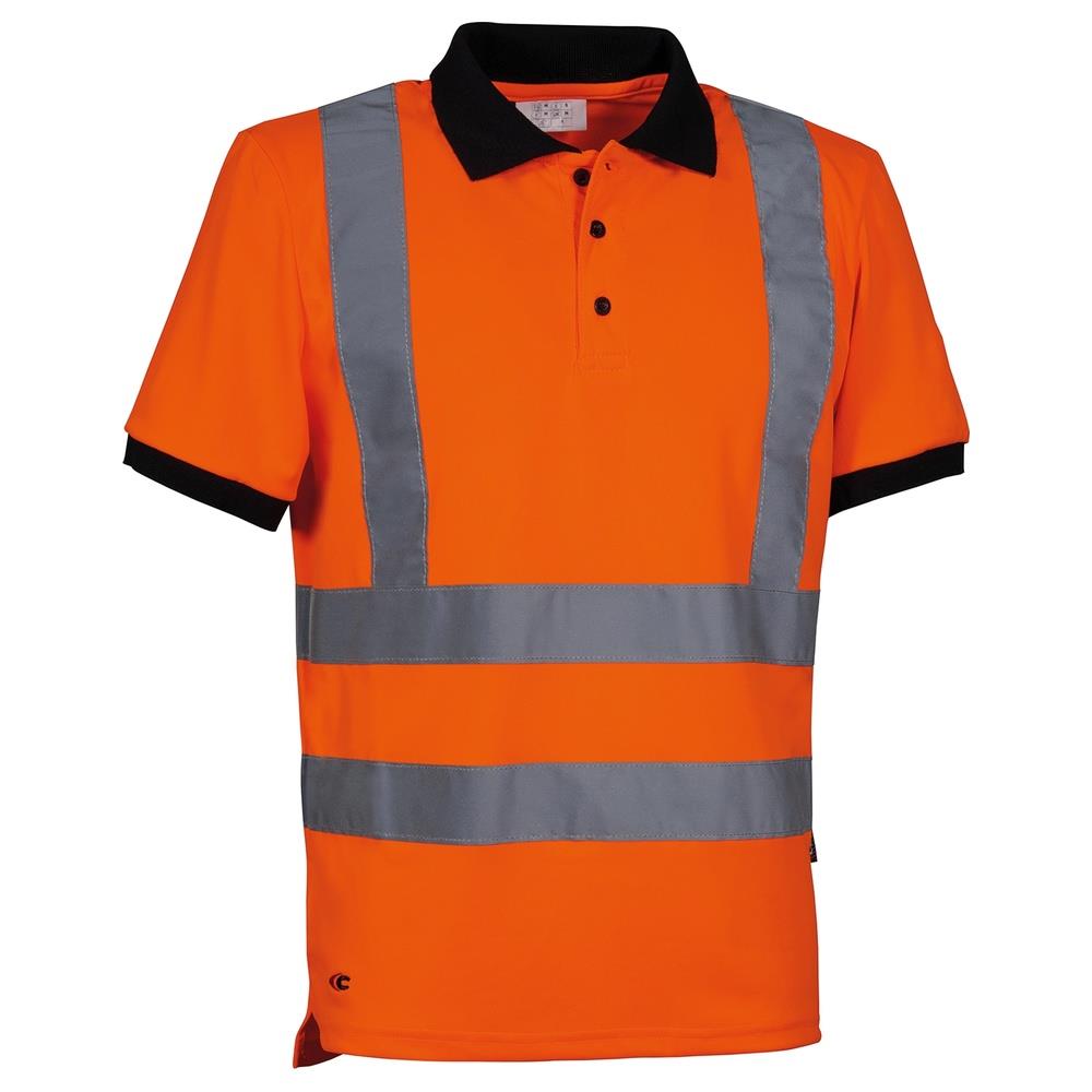polo cofra mirror v117 arancio fluo s