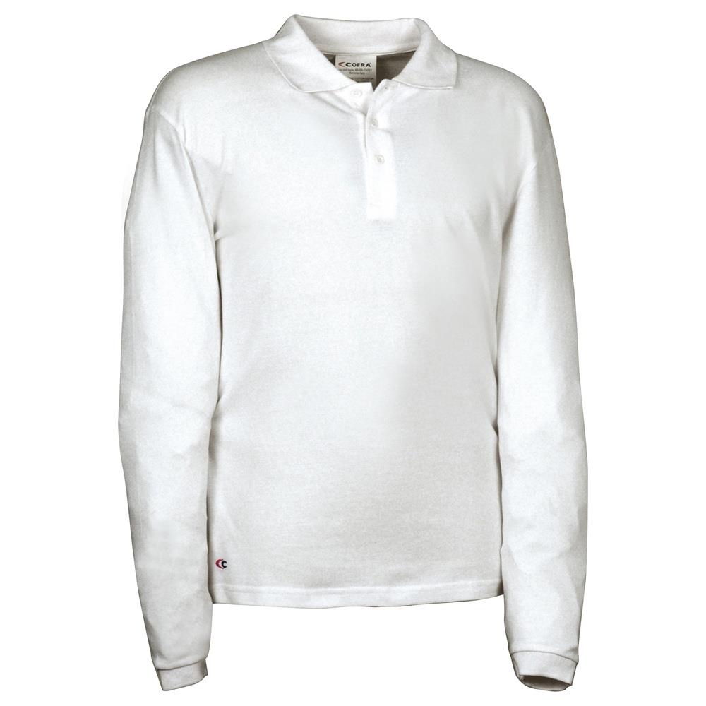 polo cofra wimbledon v218 bianco s