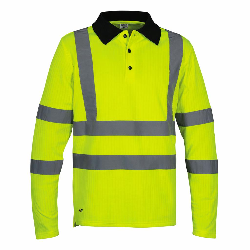 Polo da Lavoro Manica Lunga Cofra New Highway Giallo L Outlet
