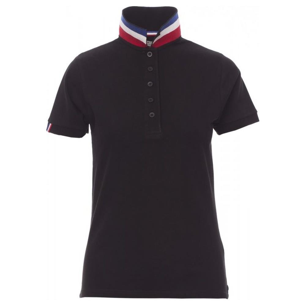 polo donna manica corta payper nation lady nero/francia s