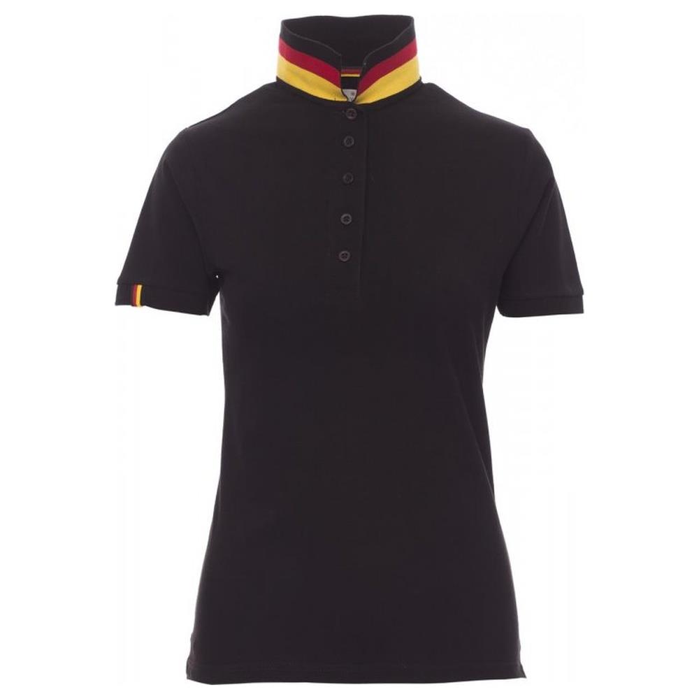 polo donna manica corta payper nation lady nero/germania s