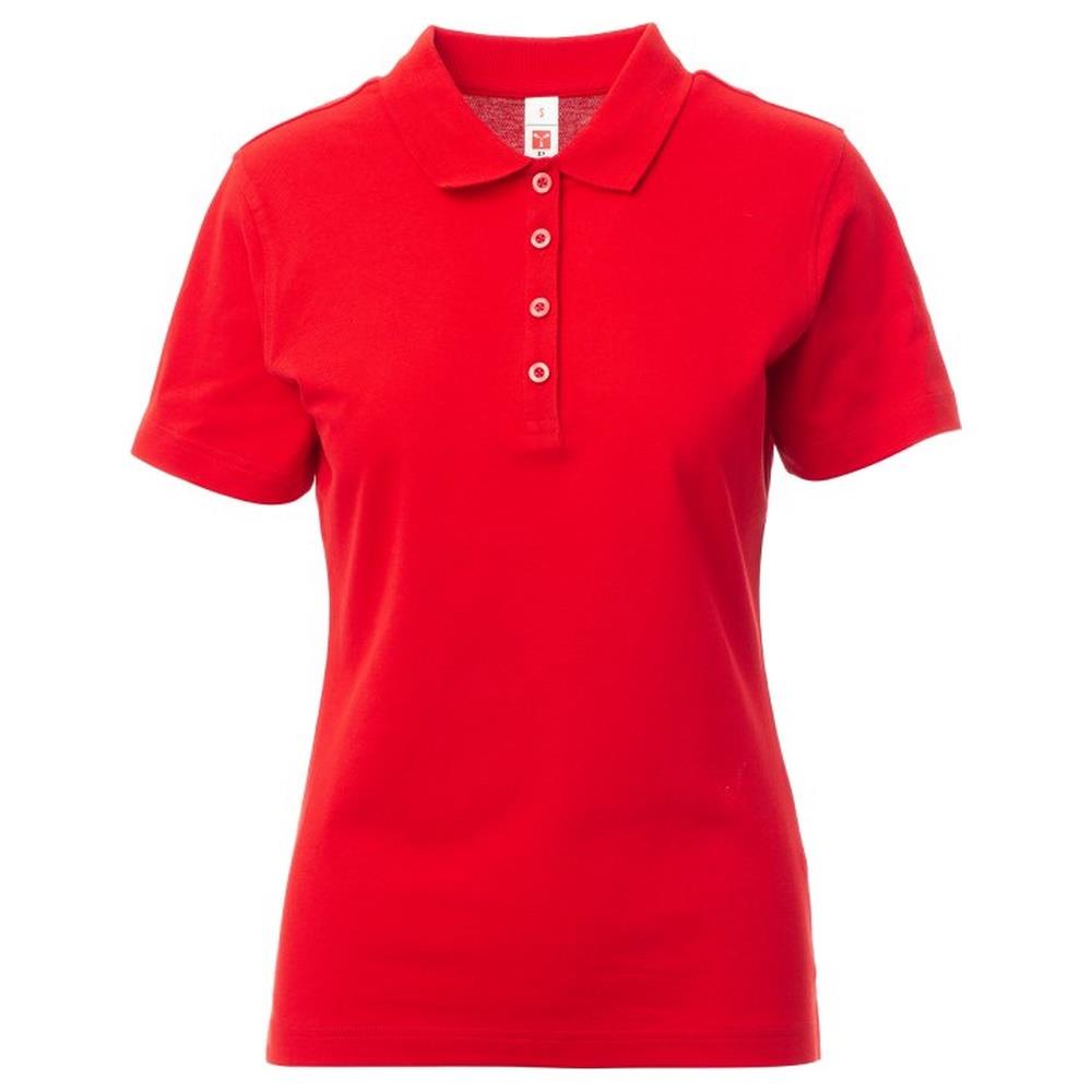 polo donna manica corta payper rome lady rosso xs