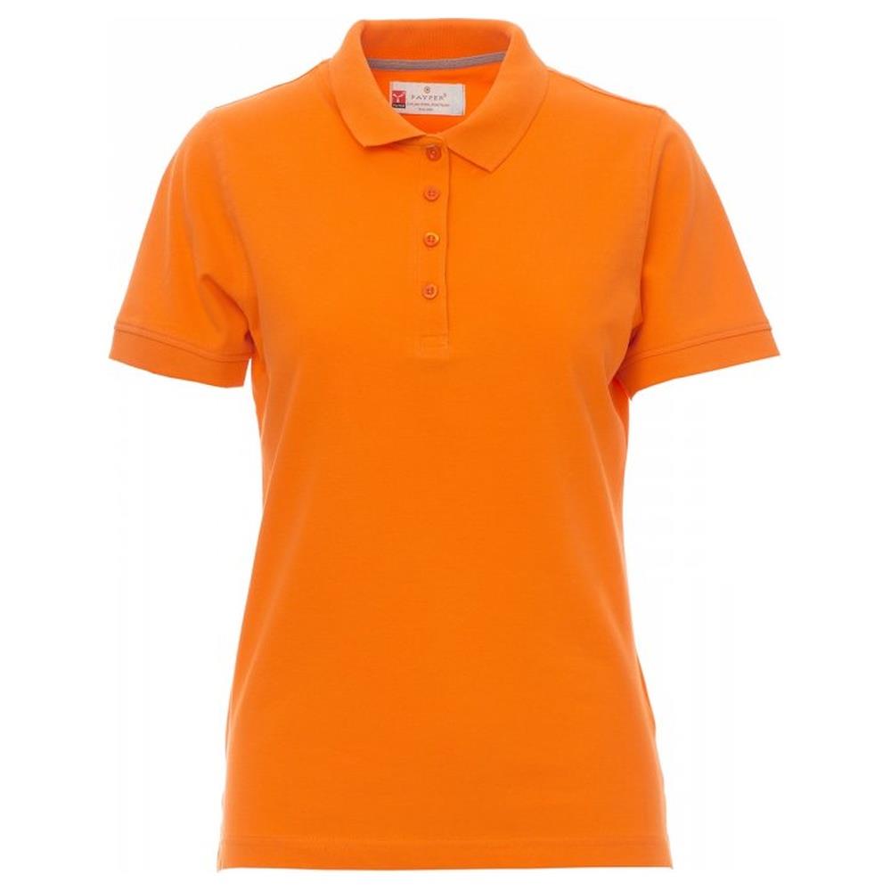polo donna manica corta payper venice lady arancione xs