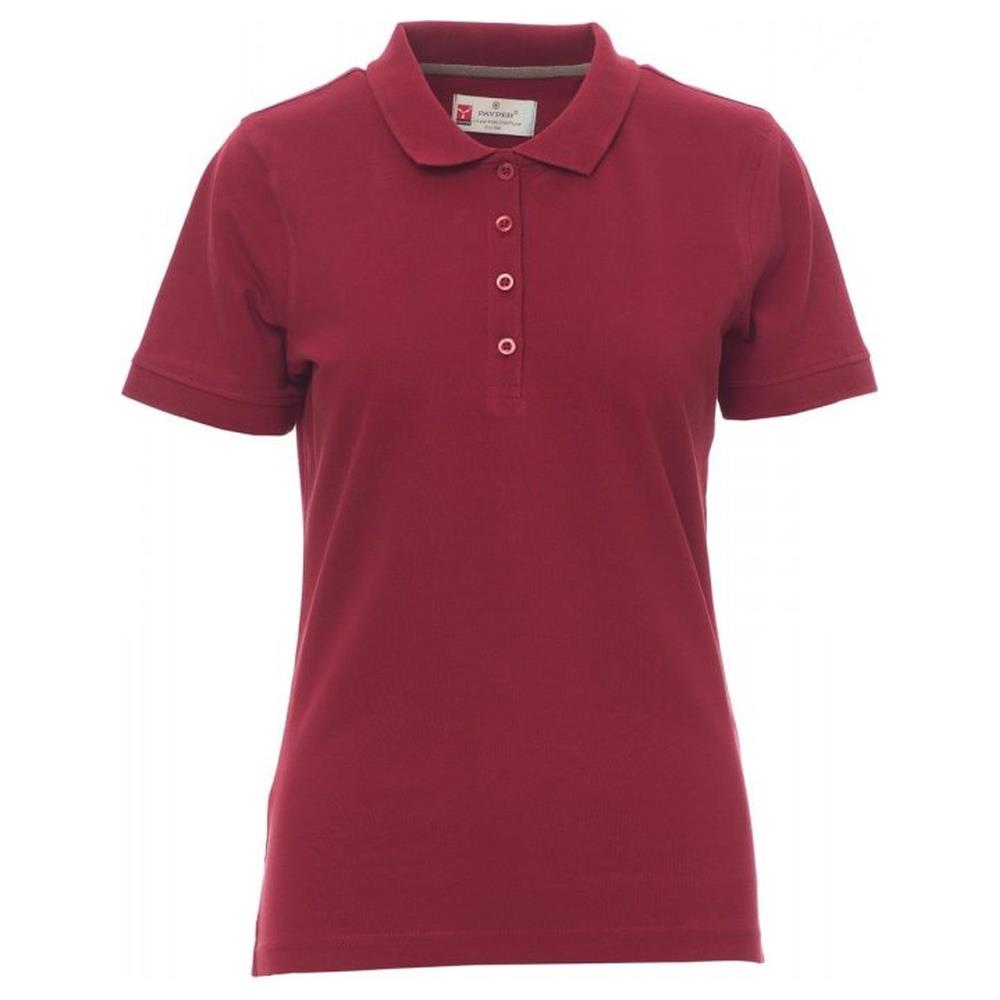 polo donna manica corta payper venice lady bordeaux xs