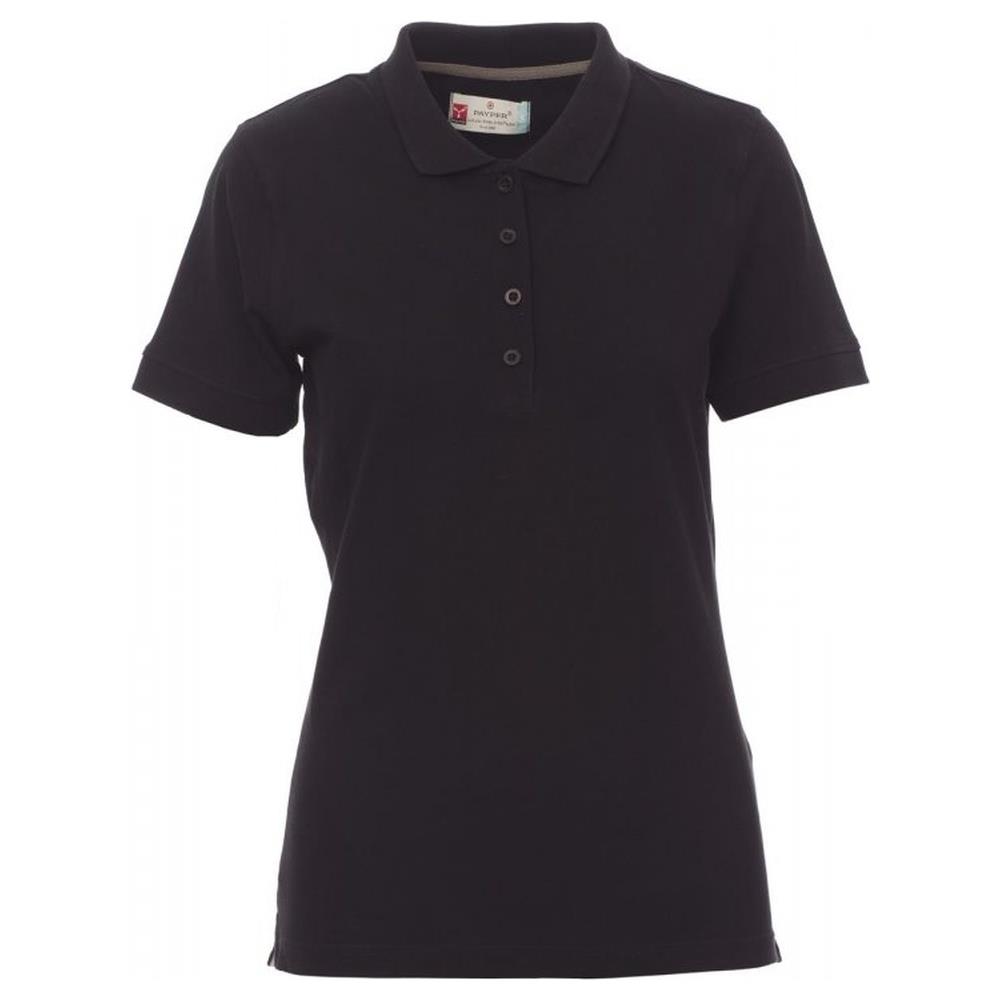 polo donna manica corta payper venice lady nero xs