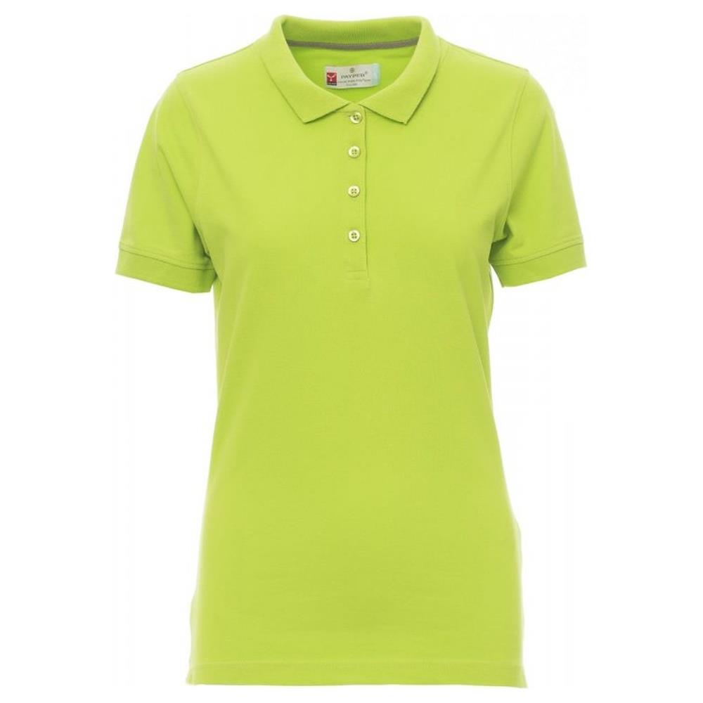polo donna manica corta payper venice lady verde acido xs