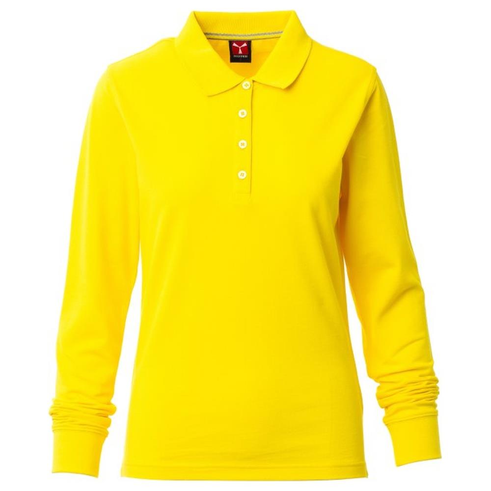 polo donna manica lunga payper florence lady giallo xs