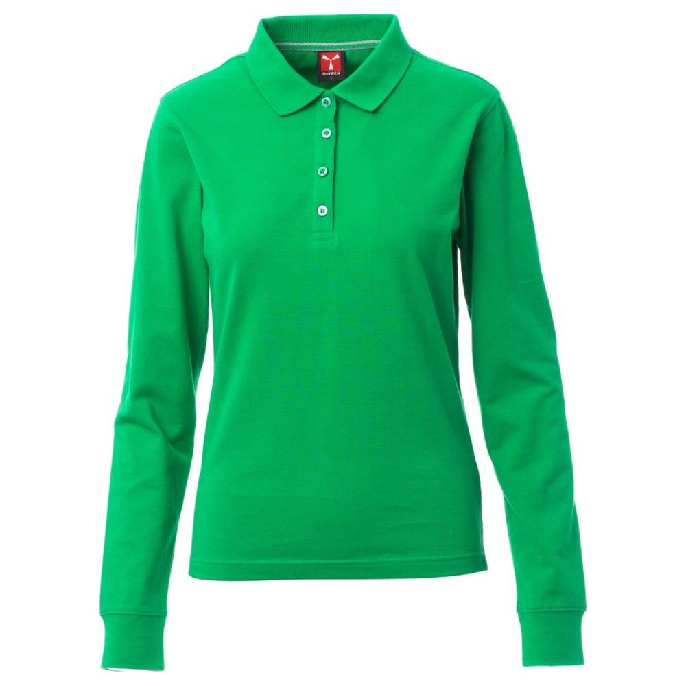 polo donna manica lunga payper florence lady jelly green xs