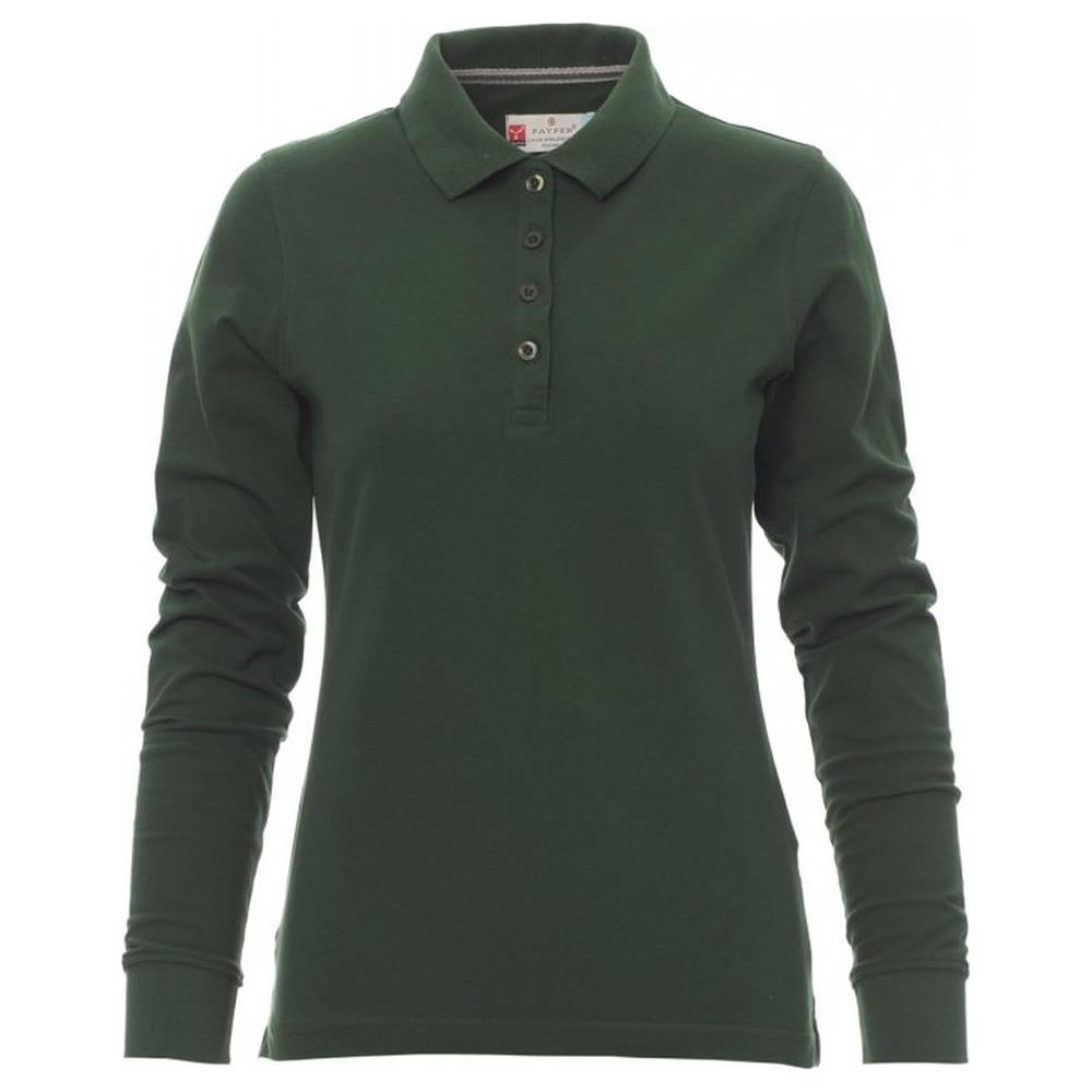 polo donna manica lunga payper florence lady verde xs