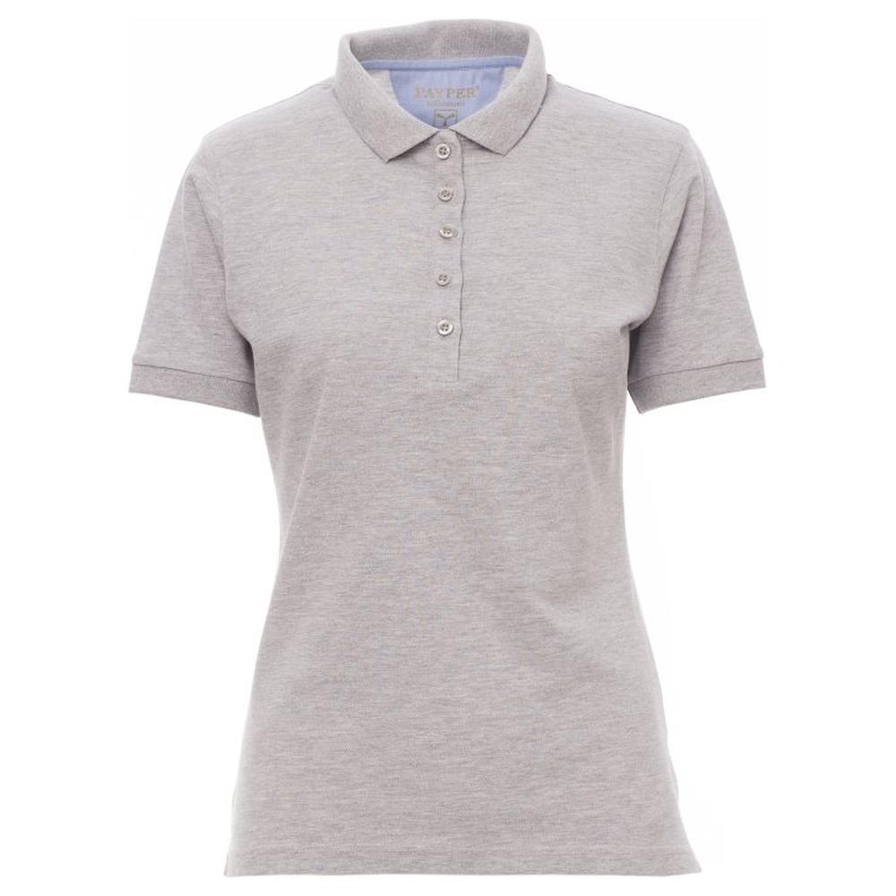 polo manica corta payper glamour grigio melange s