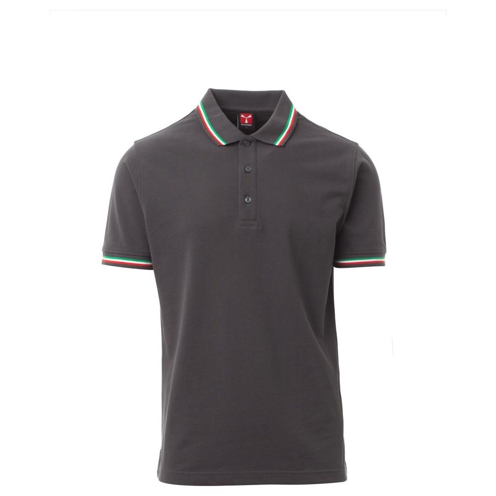 polo manica corta payper italia antracite xxs