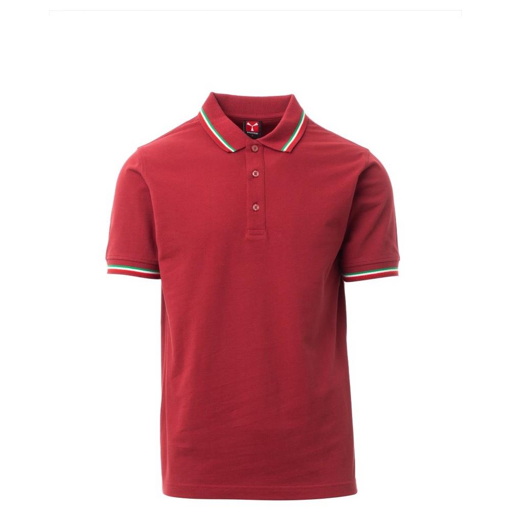 polo manica corta payper italia bordeaux xxs
