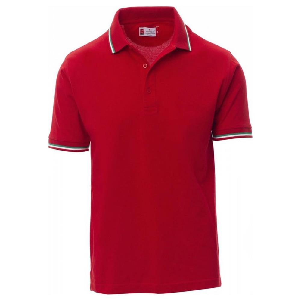 polo manica corta payper italia mars red xxs