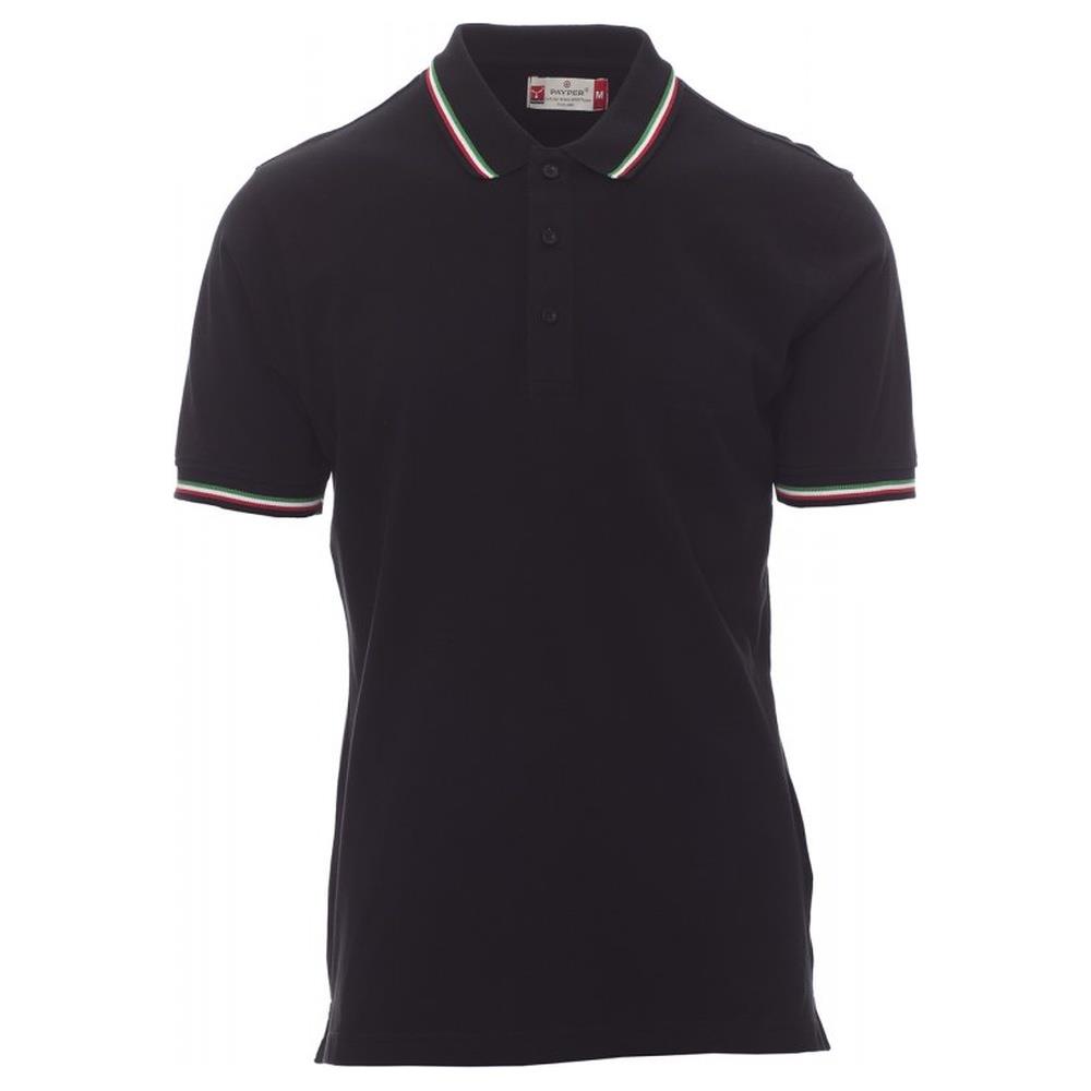 polo manica corta payper italia nero xxs