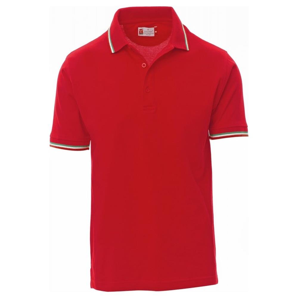 polo manica corta payper italia rosso xxs