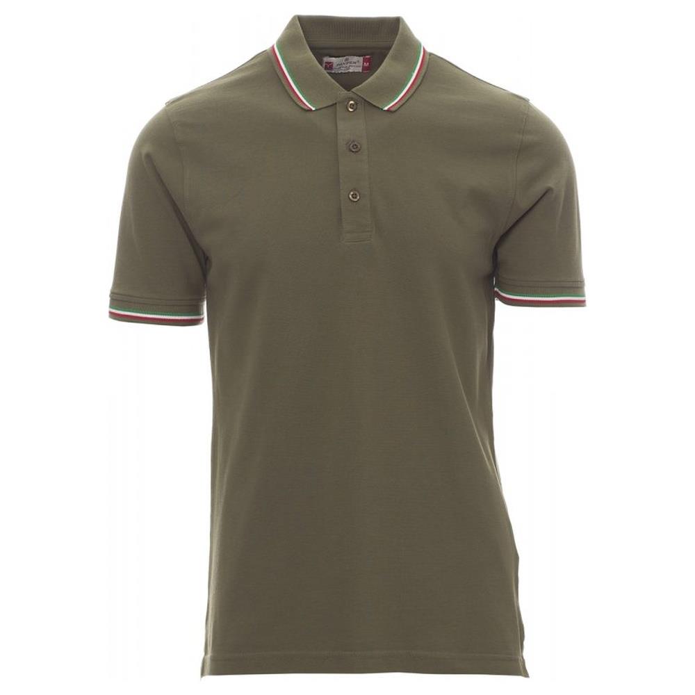 polo manica corta payper italia verde militare xxs