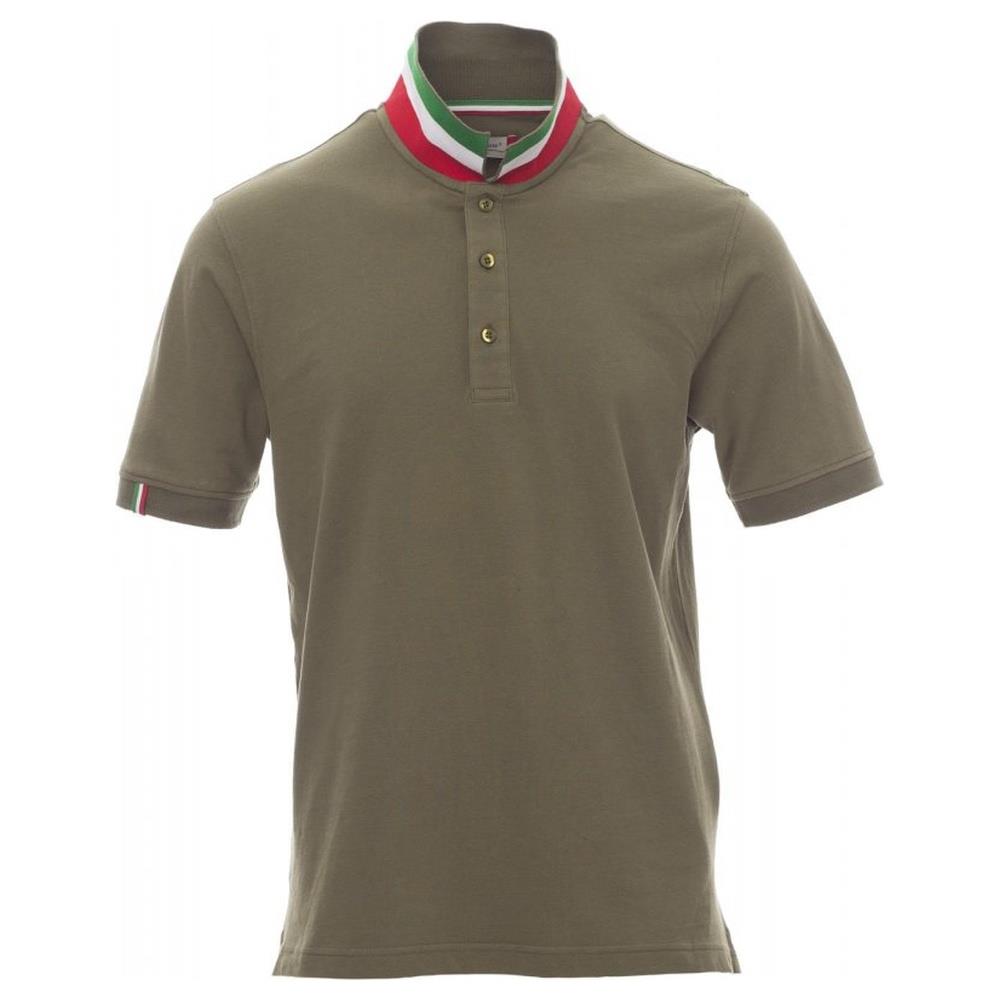 polo manica corta payper nation verde militare/italia s