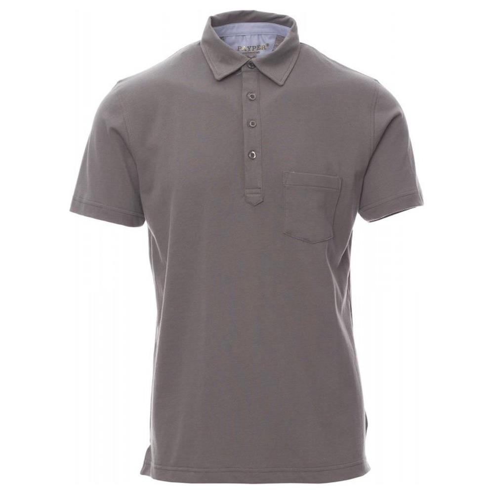 polo manica corta payper prestige steel grey s