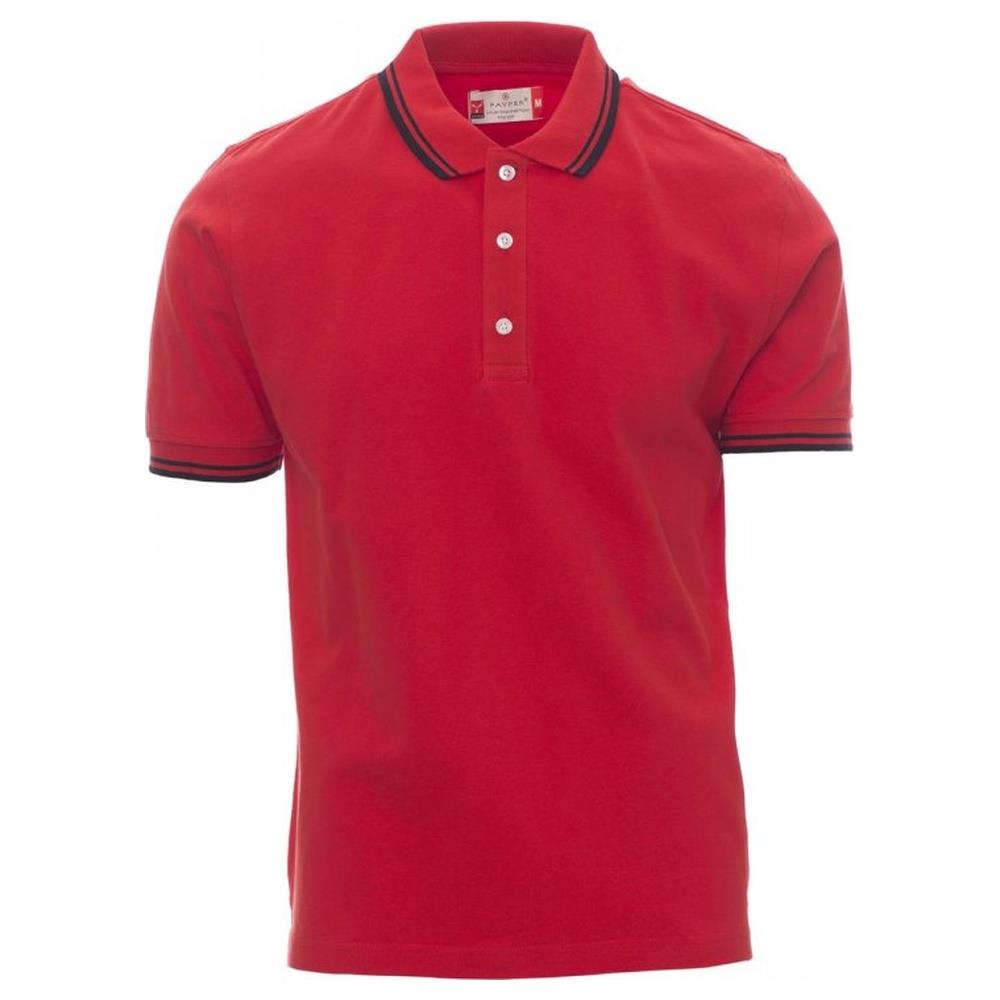 polo manica corta payper skipper rosso/navy s