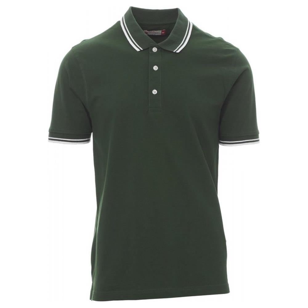 polo manica corta payper skipper verde eden/bianco s