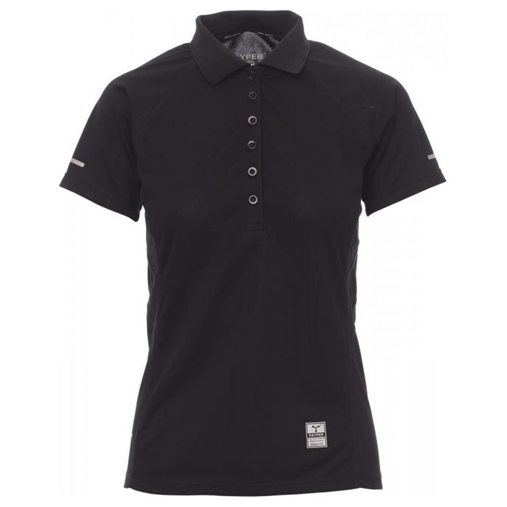 polo manica corta payper training lady nero s