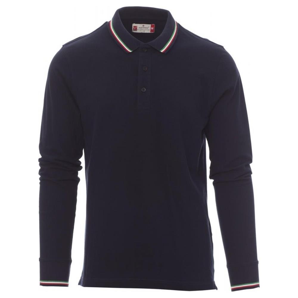 polo manica lunga payper aviazione navy/italia xxs