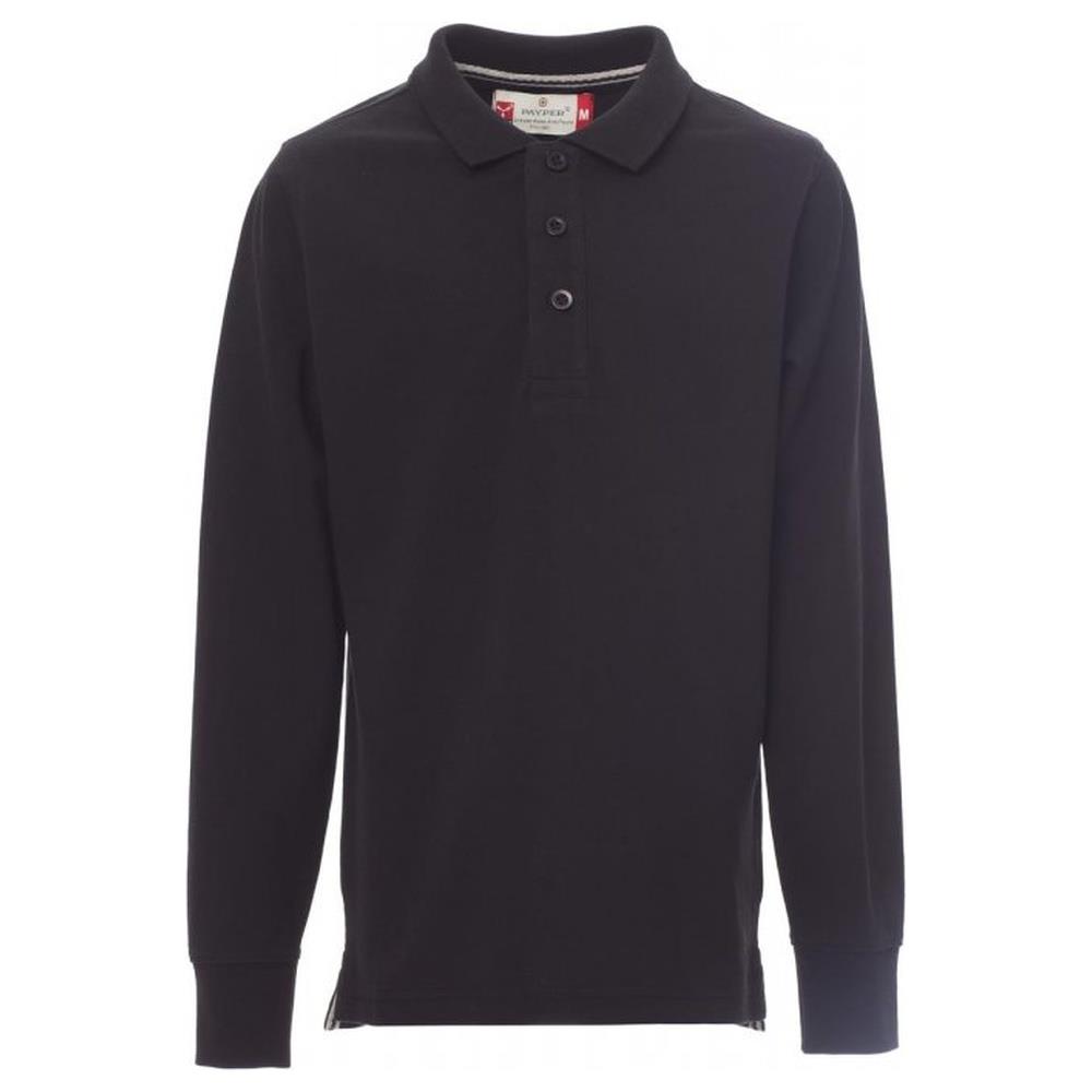 polo manica lunga payper florence kids nero 3/4