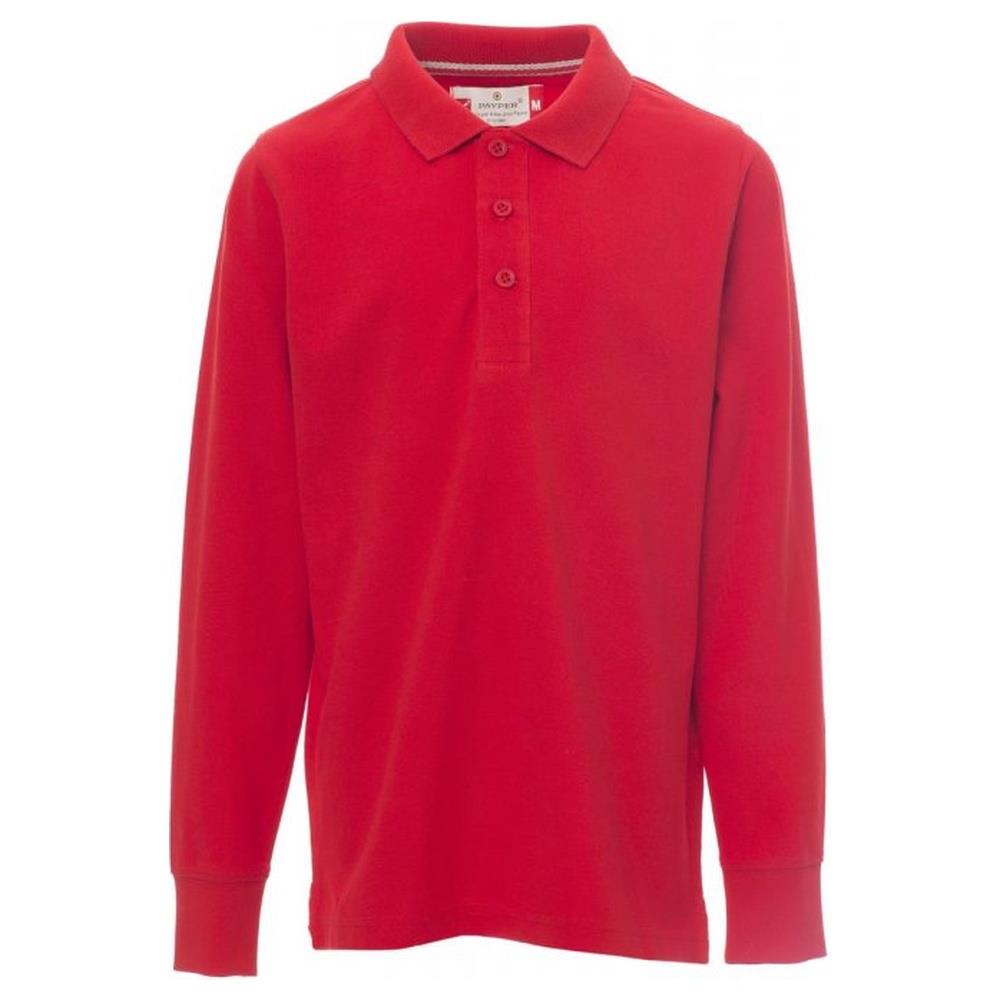 polo manica lunga payper florence kids rosso 3/4