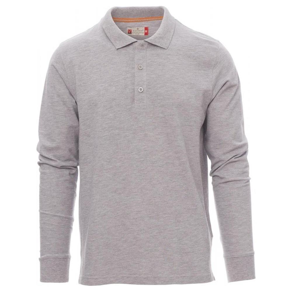 polo manica lunga payper florence melange grigio melange xs