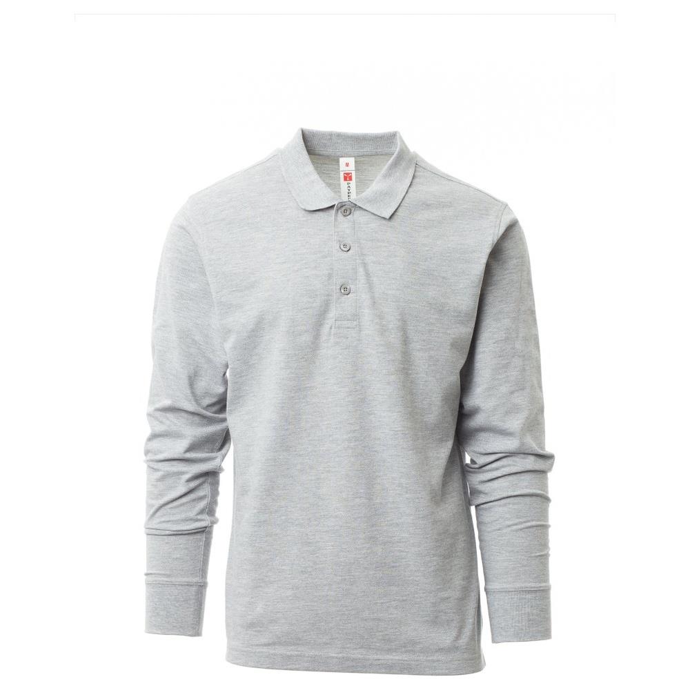 polo manica lunga payper verona grigio melange xs