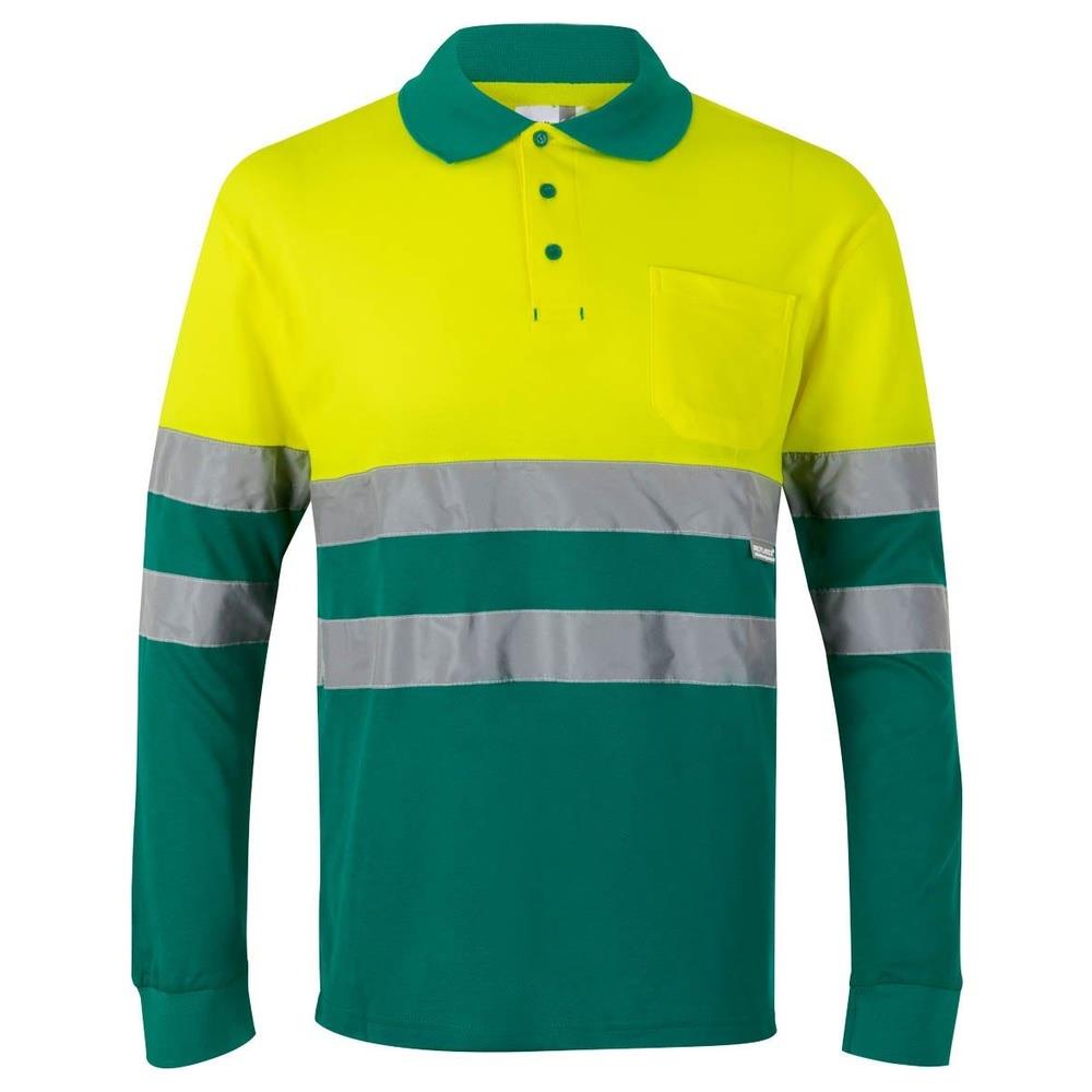 polo velilla cotone bicolor maniche lunga cod 305515