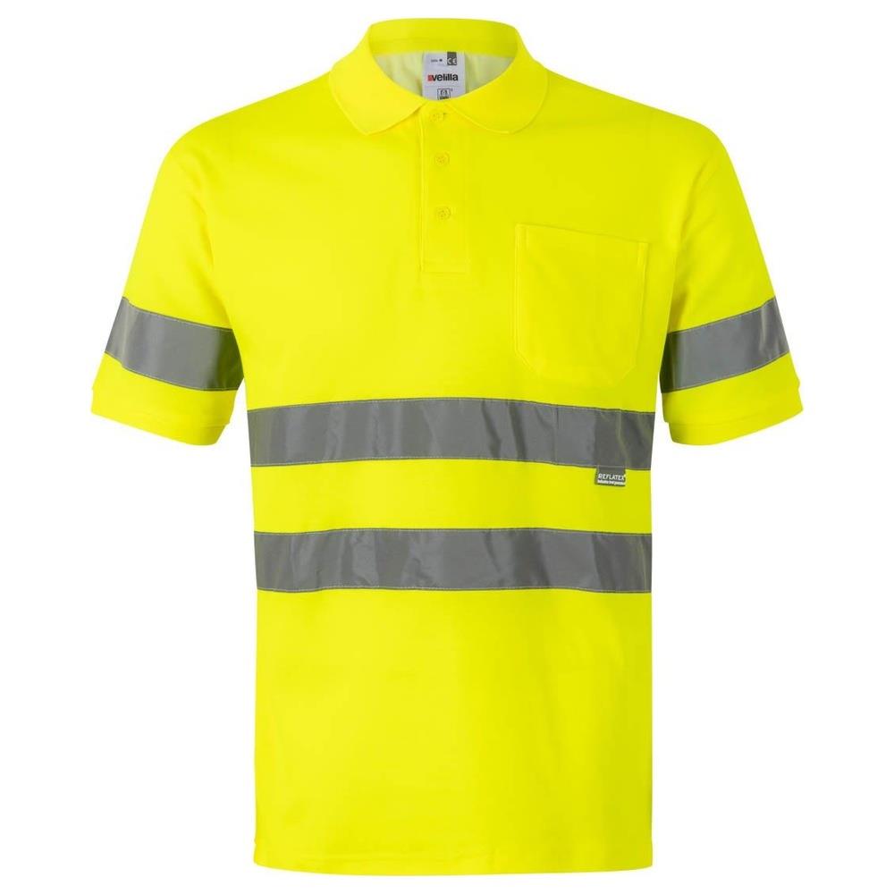 polo velilla cotone maniche corta cod 305512 giallo fluo s