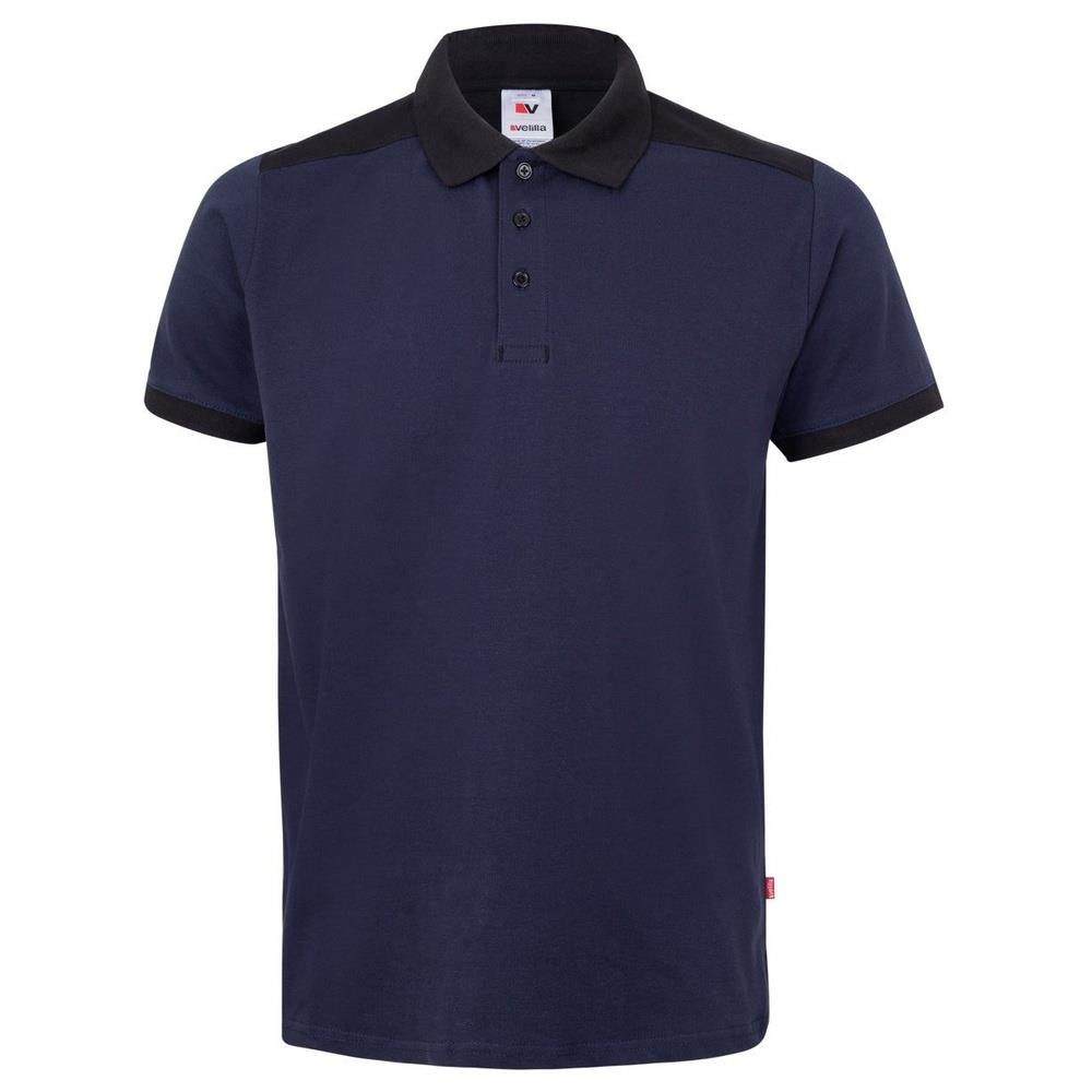 polo velilla elasticizzata maniche corta so cod 105519s navy/nero xs