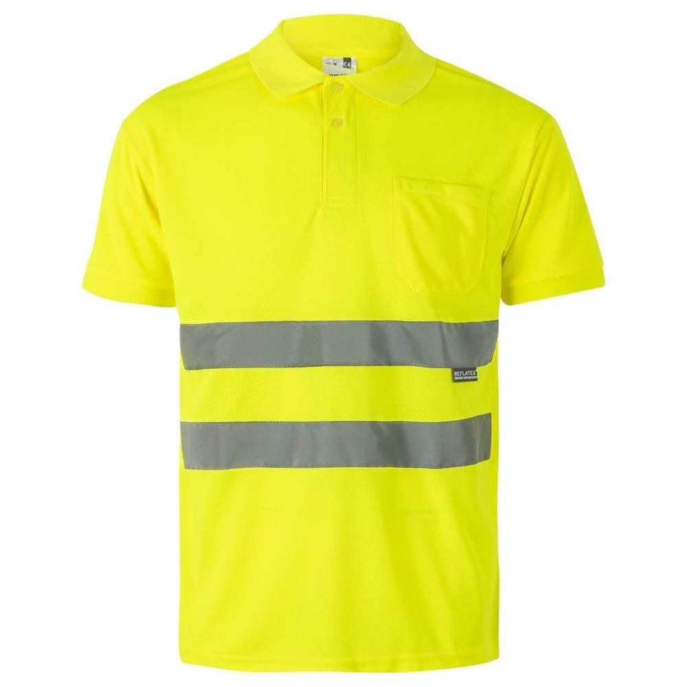 polo velilla maniche corta cod 172 giallo fluo s