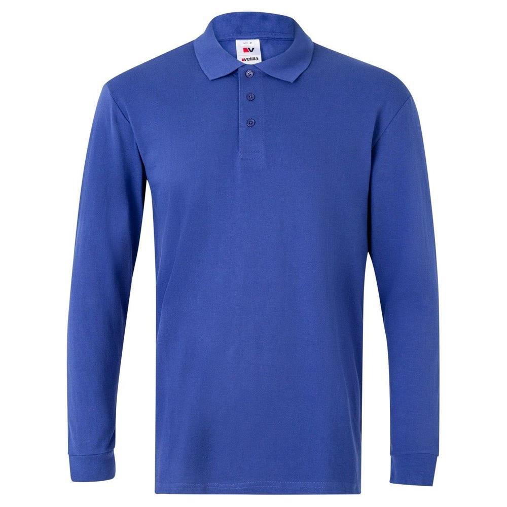 polo velilla maniche lunga cod 105503 bluette xs