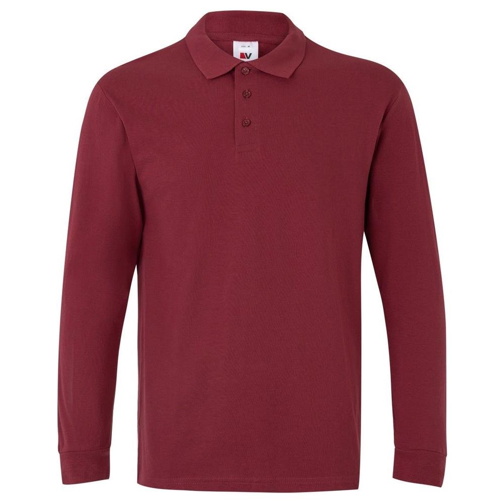 polo velilla maniche lunga cod 105503 granata xs