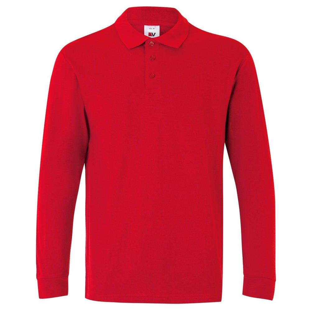 polo velilla maniche lunga cod 105503 rosso xs