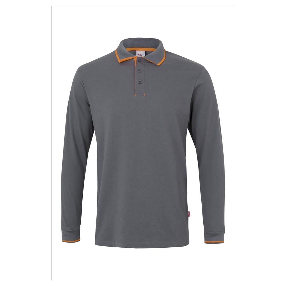 polo velilla maniche lunghe fluor match cod 105515