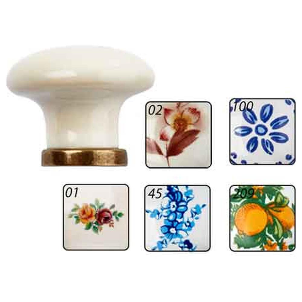 pomolo per mobili in ceramica 'p04'