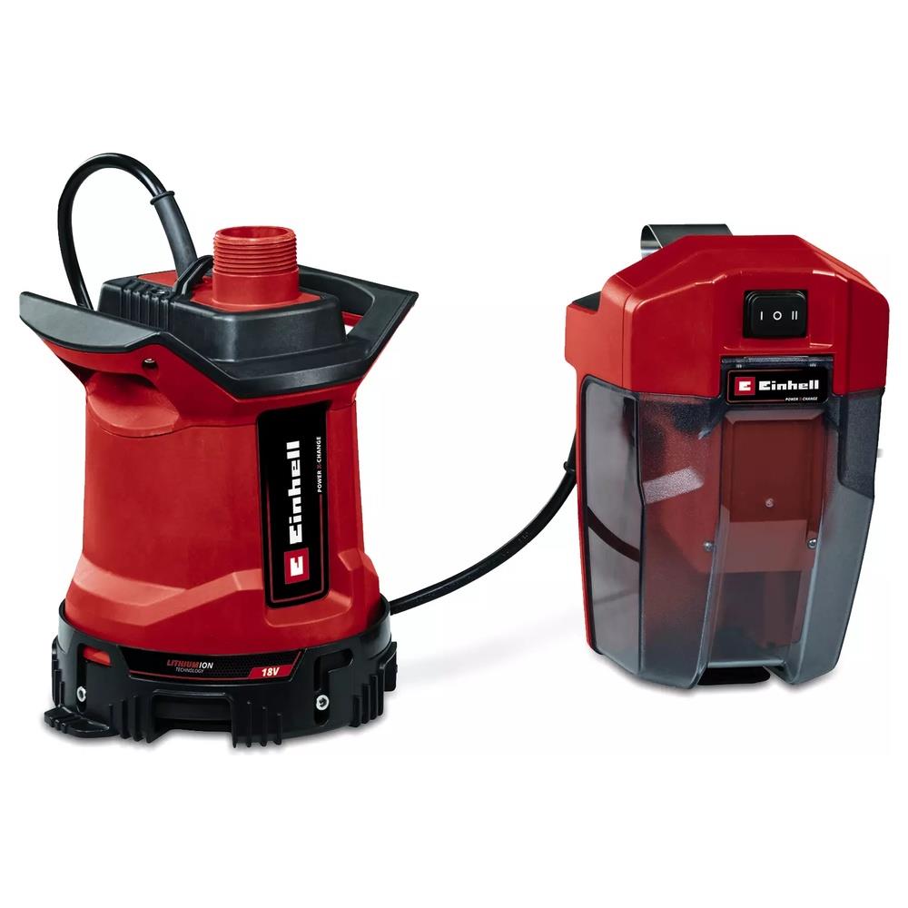 pompa einhell a immersione per acque scure a batteria ge-dp 18/2