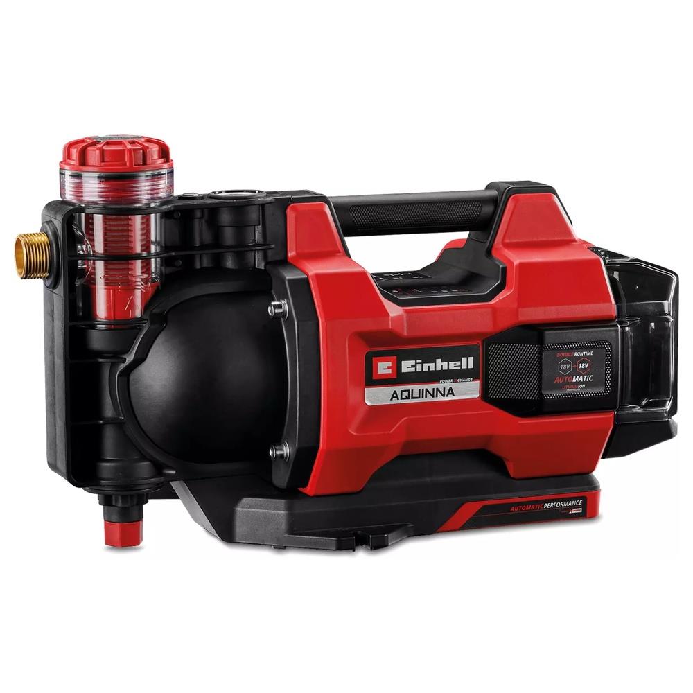 pompa einhell autoadescante a batteria aquinna 18/30 f led autom