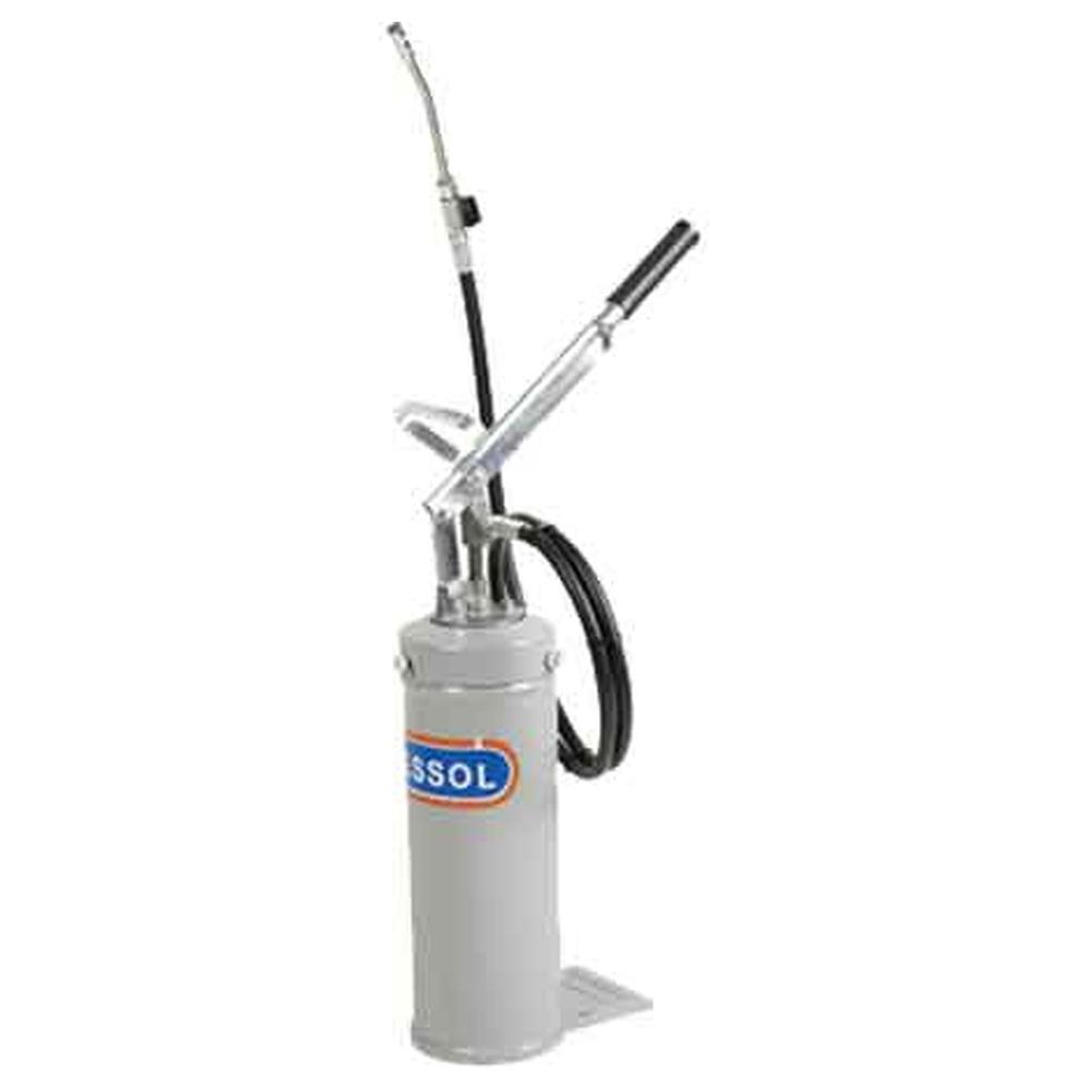 pompa manuale per grasso portatile capacità 12 kg