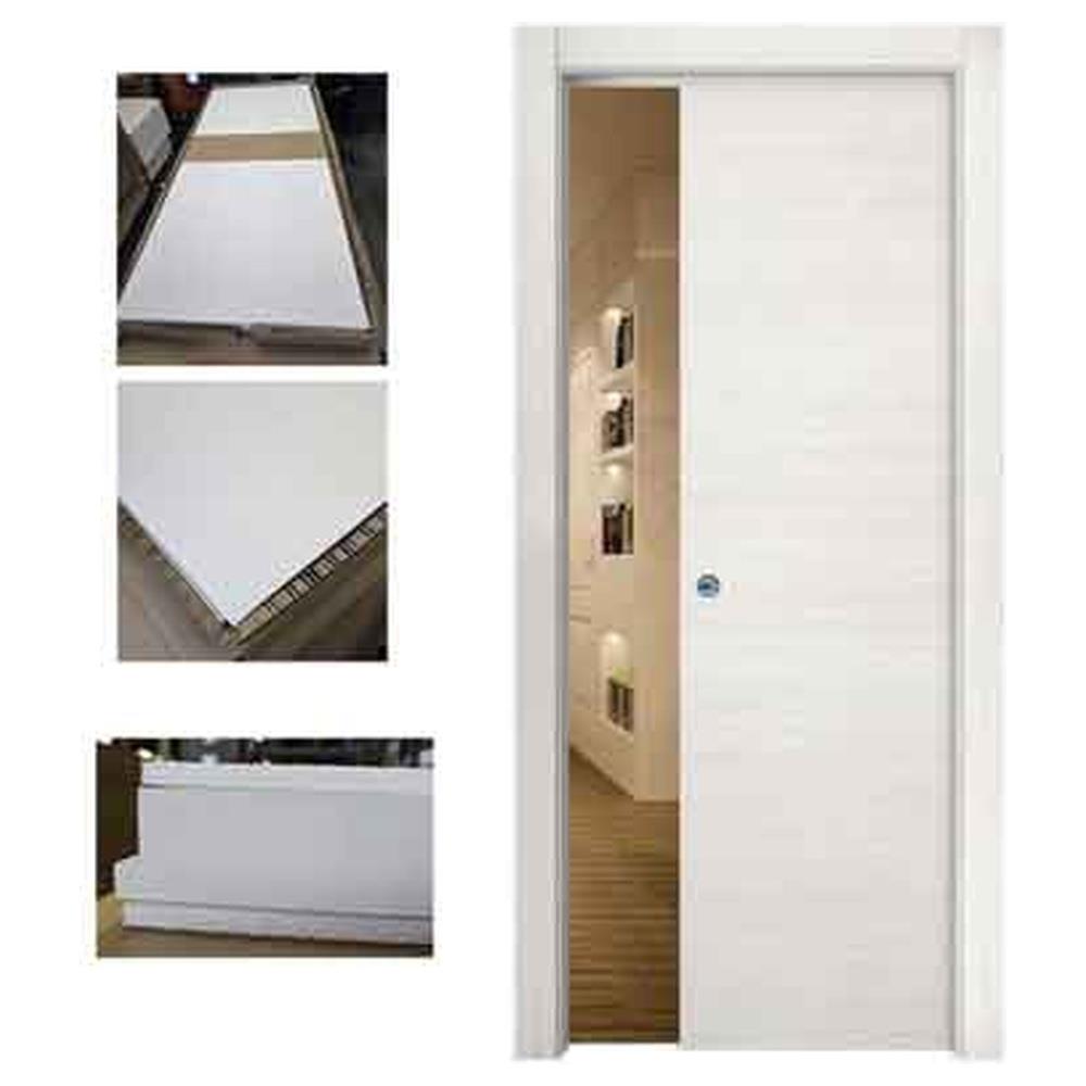 porta scorrevole reversibile olmo bianco effetto venato