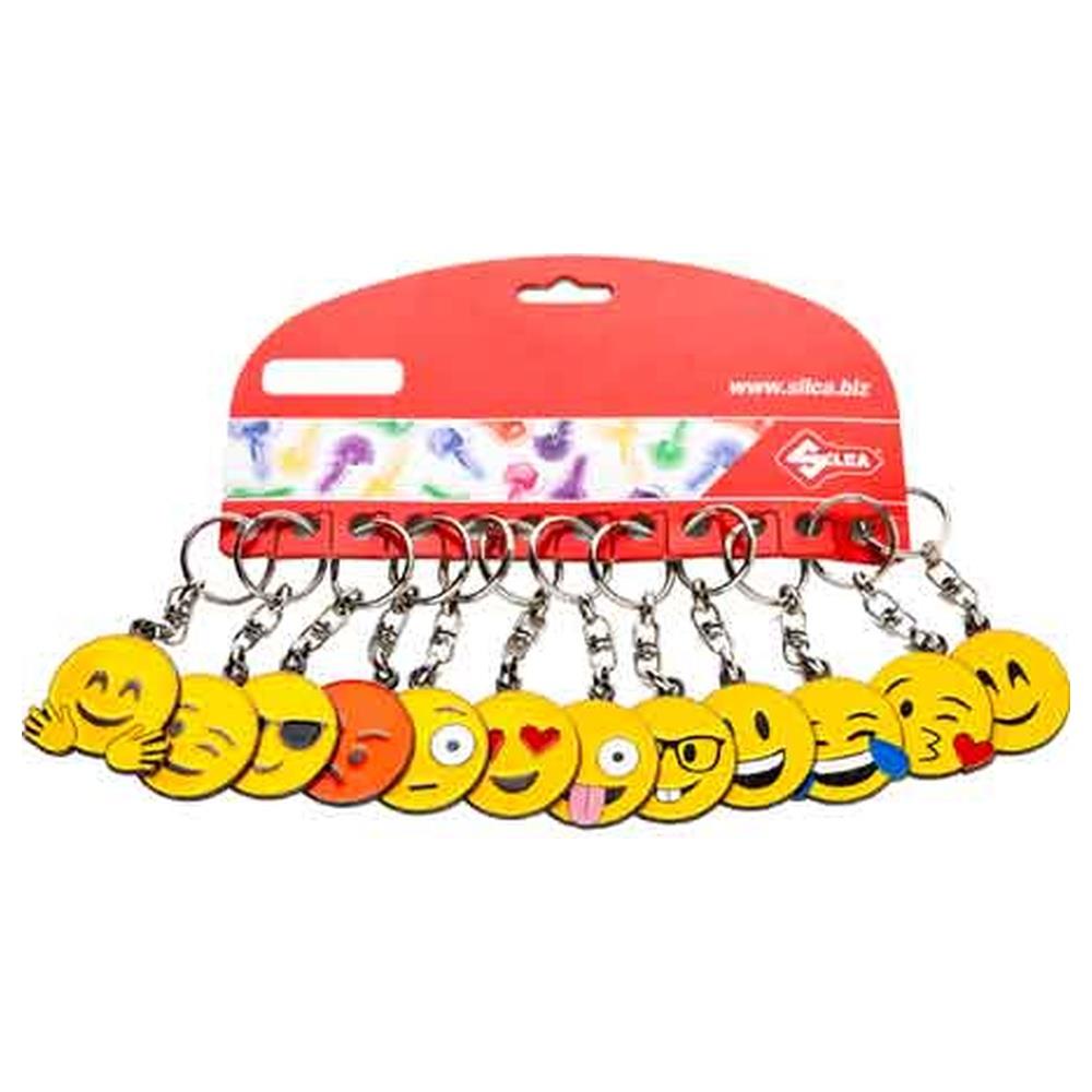 portachiavi 'emoji' silca confezione 12 pezzi