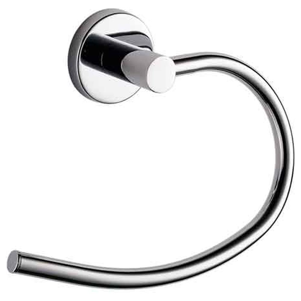 portasalviette ad anello 'felce' cromato
