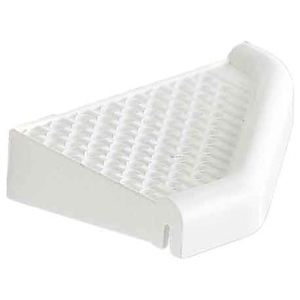 portasapone angolare 'junior' colore bianco