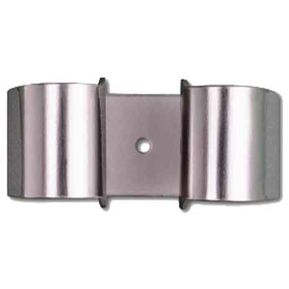 portascopa a molla in acciaio inox