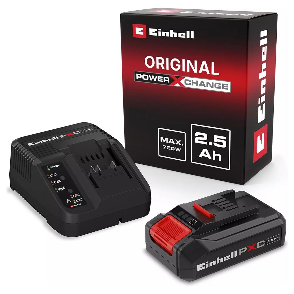 power-x-change einhell 18v 2,5 ah starter-kit