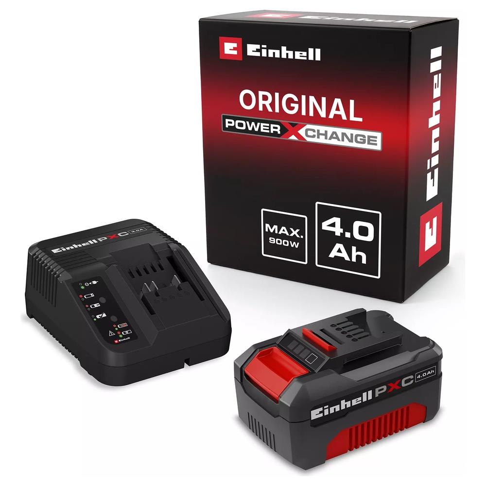 power-x-change einhell 18v 4,0 ah starter-kit